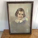 Antique Painting or Colorized Photo on Canvas Unde