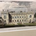 Vintage Print Architecture Burlington House Piccad