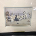 E. Van Gyoethem Prints Seaside Scenes Female Loung