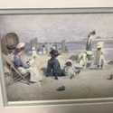 E. Van Gyoethem Prints Seaside Scenes Female Loung
