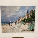 Claude Monet The Beach at Trouville 1870 Print Fre