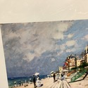 Claude Monet The Beach at Trouville 1870 Print Fre