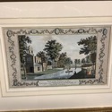 Chiswick Gardens Engraved Print London Gold Frame 