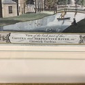 Chiswick Gardens Engraved Print London Gold Frame 