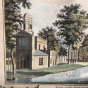 Chiswick Gardens Engraved Print London Gold Frame 