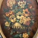 Vintage Oil Painting Still Life Floral Vase Flower