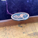 Coppercraft Guild Solid Copper Leo Pendant no chai