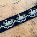 Antique Lace Trim Swan Parsi Gara Sari Kor Border 