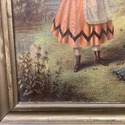 Antique Litho Print Cherries Are Ripe Young Girls 