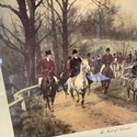 The First of November Framed Vintage Print Hunt Sc