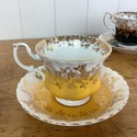 4 Royal Albert Regal Series Teacup and Saucer Sets