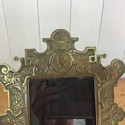 Aesthetic Standing Picture Frame Gold Tin Metal Ur