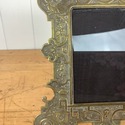 Aesthetic Standing Picture Frame Gold Tin Metal Ur
