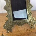 Aesthetic Standing Picture Frame Gold Tin Metal Ur