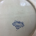 Antique Blue White Transferware Castle Scenery Pla
