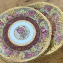 6 Antique French Limoges 6 1/8" Plates Highly Deco