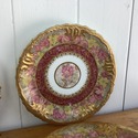 6 Antique French Limoges 6 1/8" Plates Highly Deco