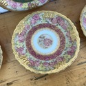 6 Antique French Limoges 6 1/8" Plates Highly Deco