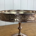 Aesthetic Silverplate Pedestal Basket Stand Bowl R
