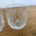 2 Crystal On the Rocks Glasses Old Fashions Rounde