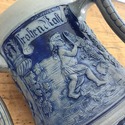 German Stoneware Salt Glazed Large Loving Cup Wedd