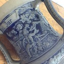 German Stoneware Salt Glazed Large Loving Cup Wedd