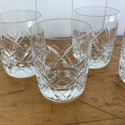 4 Lenox Tartan Crystal On The Rocks Glasses Double