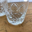 4 Lenox Tartan Crystal On The Rocks Glasses Double
