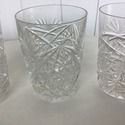 Mixed Lot 3 On the Rocks Crystal Glasses Old Fashi