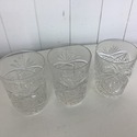 Mixed Lot 3 On the Rocks Crystal Glasses Old Fashi