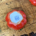 Royal Bayreuth Tomato Shape Trinket Box Heirloom w