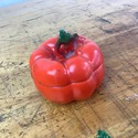 Royal Bayreuth Tomato Shape Trinket Box Heirloom w