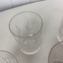 6 On The Rocks Glasses Vintage Crystal Pineapple P