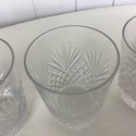 5 On The Rocks Glasses Crystal Pineapple Pttrn Vin