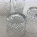 5 On The Rocks Glasses Crystal Pineapple Pttrn Vin