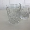 3 On The Rocks Glasses Crystal Mismatched Pineappl