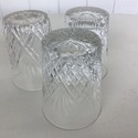3 On The Rocks Glasses Crystal Mismatched Pineappl