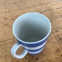Cornish Ware Blue White Striped Coffee Mug TG Gree