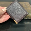 Antique Daguerreotype Photo Male Portrait Leather 