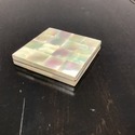 Mother of Pearl Compact Powder Holder w Mirror Vin