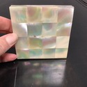Mother of Pearl Compact Powder Holder w Mirror Vin