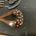 3 Art Deco Hair Combs Pin Blue Clear Multi Color R