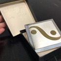 Art Deco Volupte USA Compact in Original Black Box