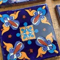 Mixed Lot 20 Mexican Mexico Tiles Colorful 4" by 4