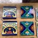 Mixed Lot 20 Mexican Mexico Tiles Colorful 4" by 4