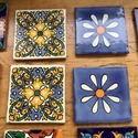 Mixed Lot 20 Mexican Mexico Tiles Colorful 4" by 4
