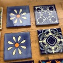 Mixed Lot 20 Mexican Mexico Tiles Colorful 4" by 4