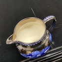 Fallow Deer Wedgwood Creamer Pitcher Jug Blue Plat