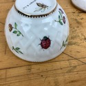 Godinger Insect Sugar Bowl w Lid Round Primavera L