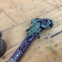 Kirks Folly Rhinestone Frog Letter Opener Small Ro